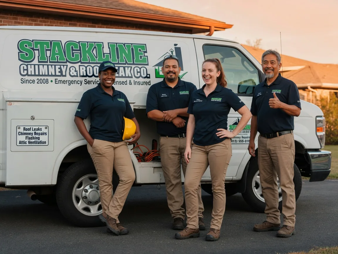 Chimney flashing repair company in Almont, MI
